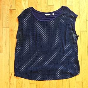 Reitmans polka dot blouse